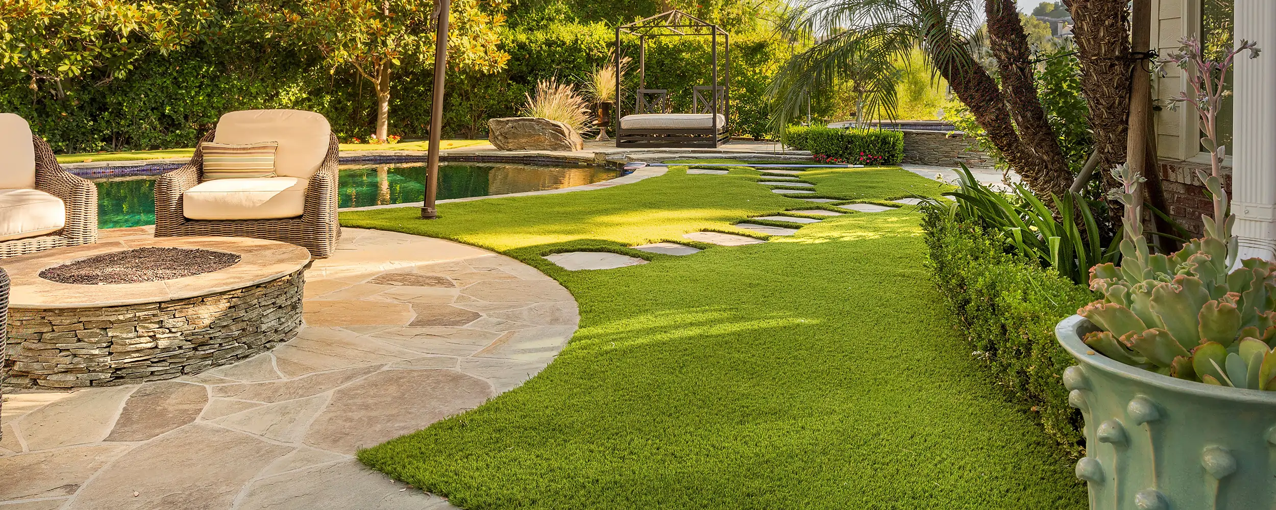 Artificial turf installation in Houston, Texas