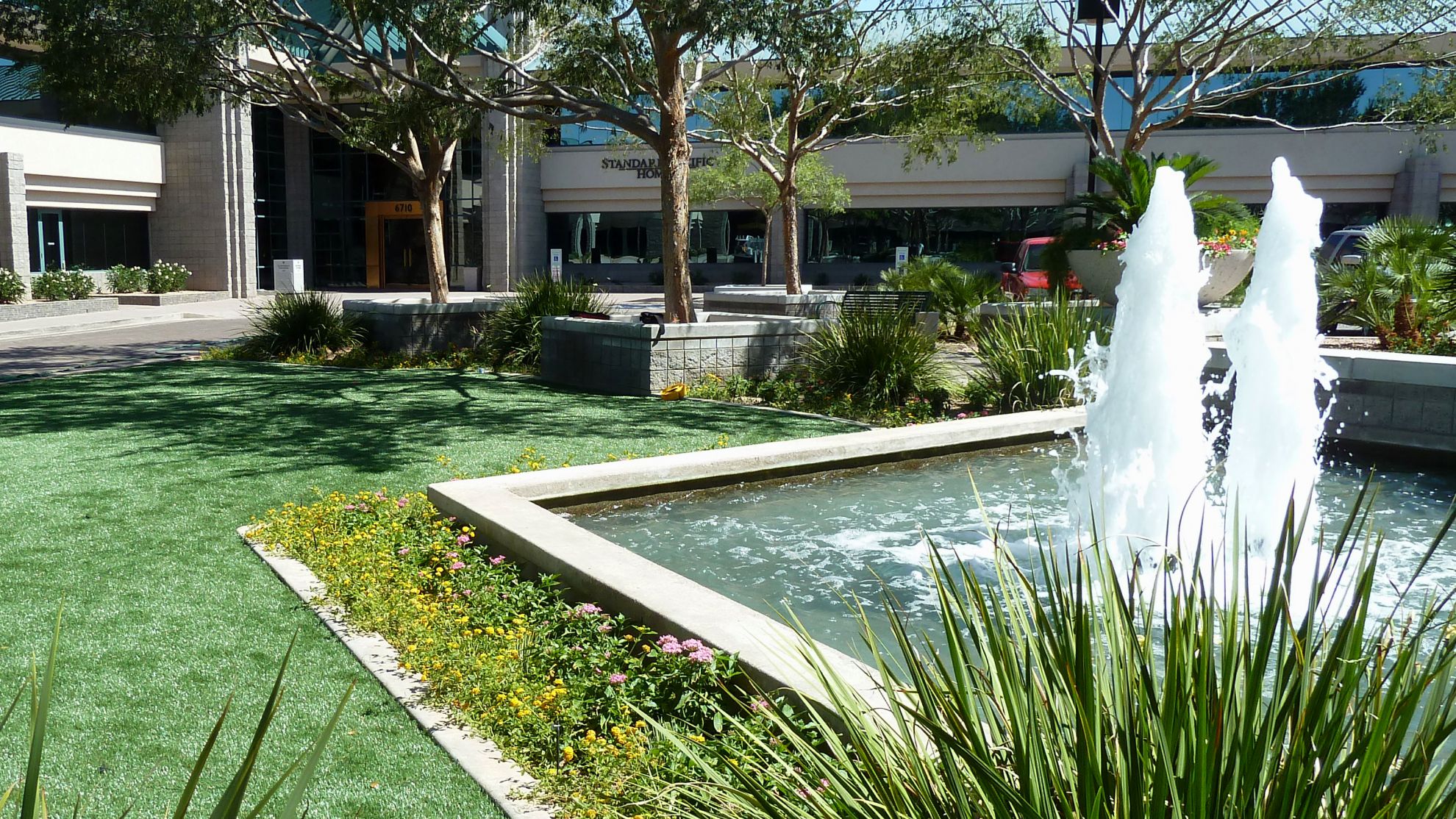 Commercial Artificial Turf Installation