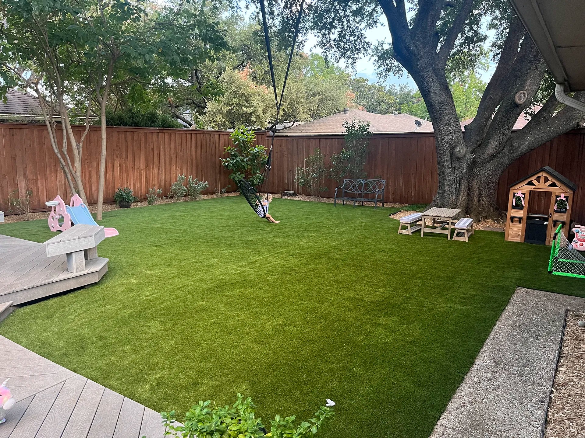 Residential Artificial Turf Installation
